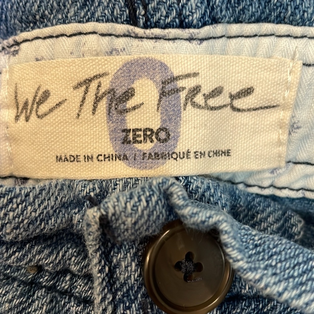 Free People We The Free “Mover and Shaker” Paper Bag Pants. Very oversized. EUC - Picture 4 of 6